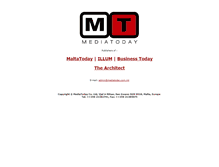 Tablet Screenshot of mediatoday.com.mt